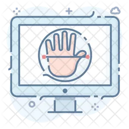 Hand Biometric  Icon
