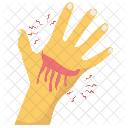 Hand Bleeding Icon
