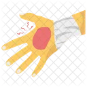 Hand Bleeding Hand Injury Injured Body Part Icon