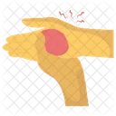 Hand Bleeding Hand Injury Injured Body Part Icon