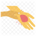 Hand Bleeding Hand Injury Injured Body Part Icon