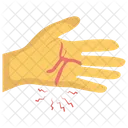 Hand Bleeding Hand Injury Injured Body Part Icon