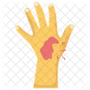 Hand Bleeding Hand Injury Injured Body Part Icon
