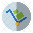 Box Cart Handcart Delivery Icon