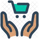 Ecommerce Hand Cart Icon