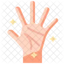 Clean Coronavirus Hand Icon