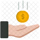 Hand-coin  Icon