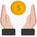 Hand-coin-  Icon