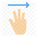Hand Cursor Right  Icon