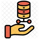 Hand Database  Icon