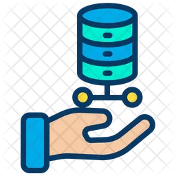 Hand Database  Icon