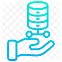 Hand Database  Icon