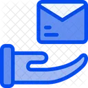 Delivery Hand Mail Icon