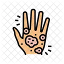 Hand Disease Hand Eczema Icon