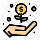 Hand Dollar  Icon