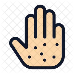 Hand Dots  Icon