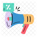Hand Drawn Flat Icon Of Like  Icon