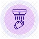 Hand Dryer Color Circle Icon Icon