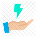 Hand Energy  Icon