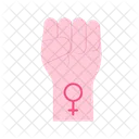 Hand Fight Women Icon