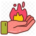 Hand fire trick  Icon