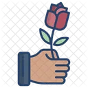 Hand Flower Icon