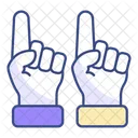 Hand Foam Supporter Icon