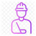 Fracture Plastered Arm Healthcare And Medical Icon