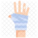 Hand Gauze Bandage Icon