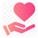 Hand Gesture Heart Shape Fingers Icon