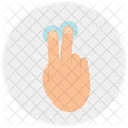Two Finger Touch Icon