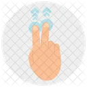 Move Up Finger Icon