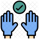 Hand Glove Laboratory Icon