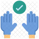 Hand Glove Laboratory Icon