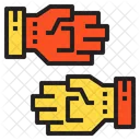 Gloves Construction Icon