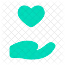 Hand Heart Love Heart Icon