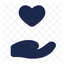 Hand Heart Love Heart Icon