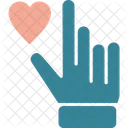 Hand Heart Love Heart Icon