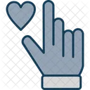 Hand Heart Love Heart Icon