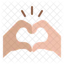 Hand Heart  Icon