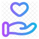 Hand Heart Love Heart Icon