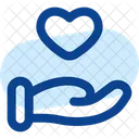Hand Heart Love Heart Icon