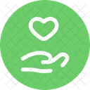 Hand Heart Love Heart Icon
