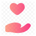 Hand Heart Love Heart Icon