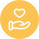 Hand Heart Love Heart Icon