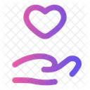 Hand Heart Love Heart Icon