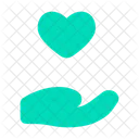Hand Heart Love Heart Icon