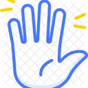 Hand heben  Symbol