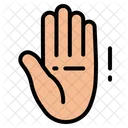 Hand heben  Symbol