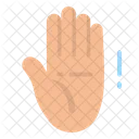 Hand heben  Symbol